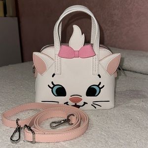 Mini Disney Loungefly Marie Crossbody w/Strap